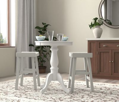 Image showing 6 th Carolina Chair & Table Round Fairview Pedestal Bar Table, 30 in.