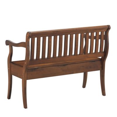 Image showing  Veranda Storage Bench, Elm Finish