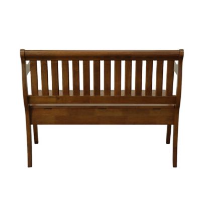 Image showing  Veranda Storage Bench, Elm Finish