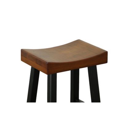 Image showing  Colborn Bar Stool, 30 in., Elm/Black
