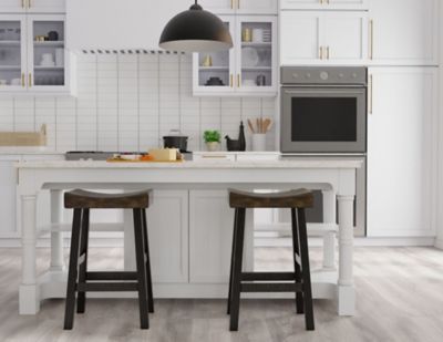 Image showing  Colborn Bar Stool, 30 in., Elm/Black