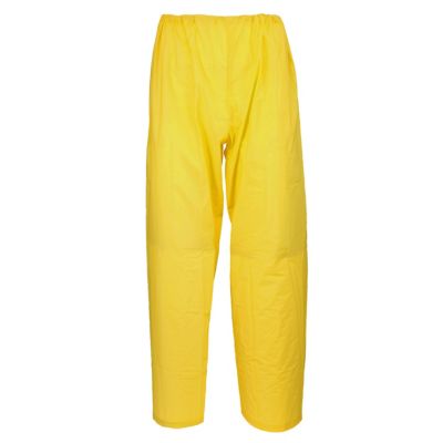 Image showing  Unisex Adult Hi-Vis Polyester Rain Suit Jacket and Pants Set, Yellow