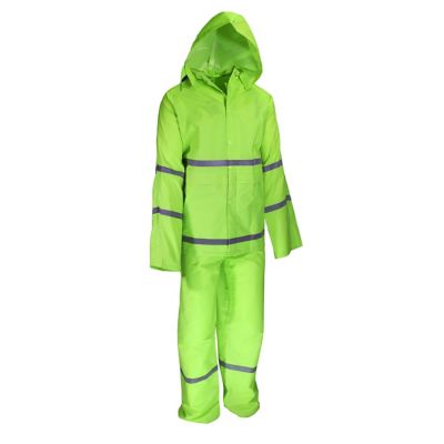 Blue Mountain Unisex Polyester Rainsuit Jacket and Bib Set, Yellow, 2XL at Tractor  Supply Co.