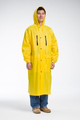 Image showing  Unisex Adult Hi-Vis Polyester Jacket, 48 in., Yellow