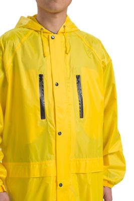 Image showing  Unisex Adult Hi-Vis Polyester Jacket, 48 in., Yellow