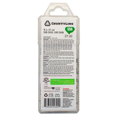 Image showing  16 in. Semi-Chisel Chainsaw Chain, 3/8 in. Pitch, 0.050 in. Gauge, 56 Drive Links