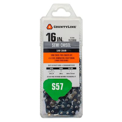 CountyLine 16 in. 57-Link Semi Chisel Chainsaw Chain