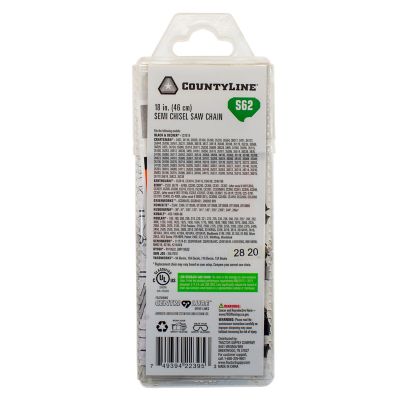 Image showing  18 in. Semi-Chisel Chainsaw Chain, 3/8 in. Pitch, 0.050 in. Gauge, 62 Drive Links, 15062TSC