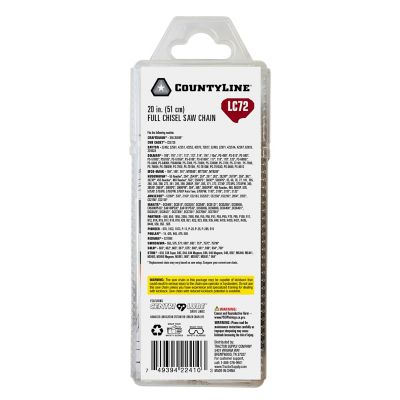 Image showing  20 in. Full-Chisel Chainsaw Chain, 3/8 in. Pitch, 0.050 in. Gauge, 72 Drive Links