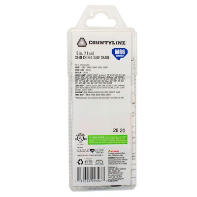 Image showing  16 in. Semi-Chisel Chainsaw Chain, 0.325 in. Pitch, 0.050 in. Gauge, 66 Drive Links