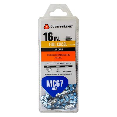 CountyLine 16 in. 67-Link Full Chisel Chainsaw Chain