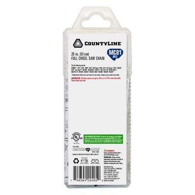 Image showing  20 in. Full-Chisel Chainsaw Chain, 0.325 in. Pitch, 0.063 in. Gauge, 81 Drive Links, 76381TSC