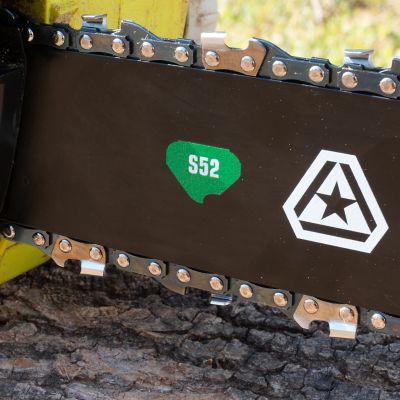 Image showing  14 in. Semi-Chisel Chainsaw Chain and Bar Combo, 3/8 in. Pitch, 0.050 in. Gauge, 52 Drive Links