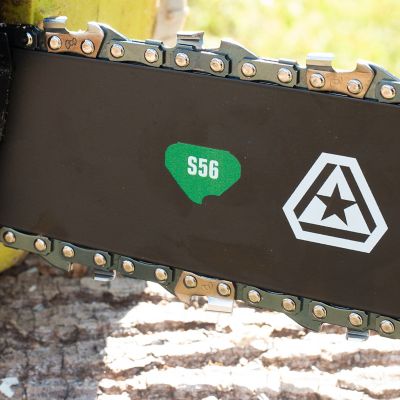 Image showing  16 in. Semi-Chisel Chainsaw Chain and Bar Combo, 3/8 in. Pitch, 0.050 in. Gauge, 56 Drive Links