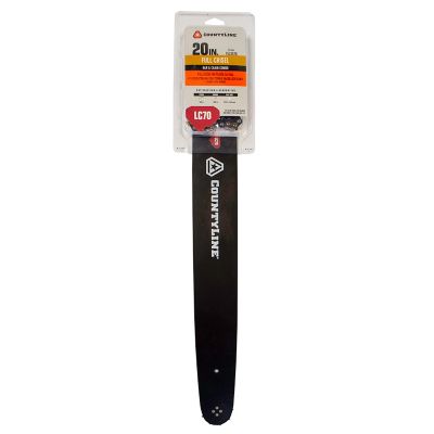 CountyLine 18 in. 66-Link Full Chisel Chainsaw Chain  and Guide Bar Combo