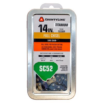 CountyLine 14 in. 52-Link Titanium Chainsaw Chain