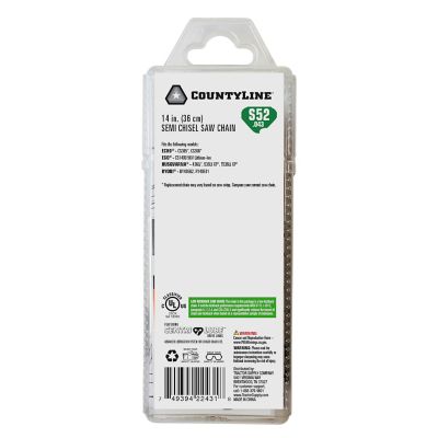 Image showing  14 in. Semi-Chisel Chainsaw Chain, 3/8 in. Pitch, 0.043 in. Gauge, 52 Drive Links