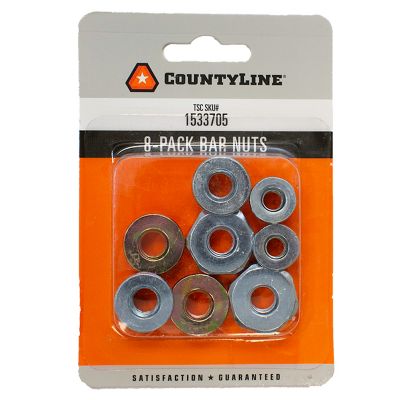 CountyLine Universal Chainsaw Bar Nuts, 8-Pack