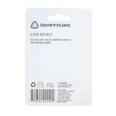 Image showing  Universal Chainsaw Bar Nuts, 8-Pack