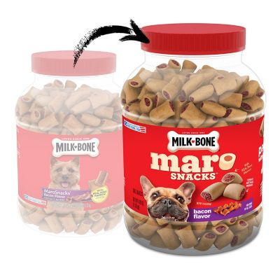 Image showing 5 th Milk-Bone MaroSnacks Small Bacon Flavor Dog Treat Biscuits, 40 oz.