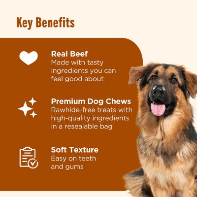 Image showing  Soup Bones Beef and Barley Flavor Dog Chew Treats, 23.1 oz., 11 ct.