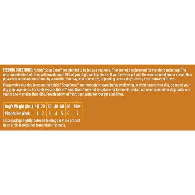 Image showing 5 th Rachael Ray Nutrish Soup Bones Beef and Barley Flavor Dog Chew Treats, 23.1 oz., 11 ct.