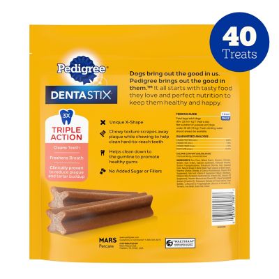 Image showing  Beef Flavor Dog Dental Treats, Large, 2.08 lb., 40 ct.