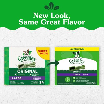 Image showing  Dental Dog Treats for Large Dogs 50-100 lb.