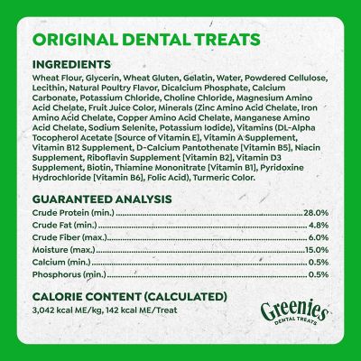 Image showing 9 th Greenies Dental Dog Treats for Large Dogs 50-100 lb.
