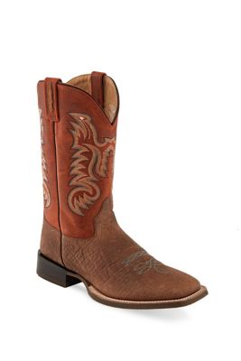 Old West Men's Broad Square Toe Boots, BSM1825