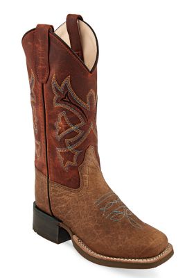 Old West Unisex Kids Broad Square Toe Boots, BSY1905