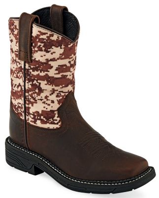 Image showing  Boys' Square Toe Western Boots
