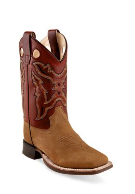 Old West Unisex Kids' Broad Square Toe Boots, BSY1905