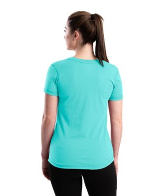 Image showing Berne Women's Performance V-Neck Short-Sleeve T-Shirt