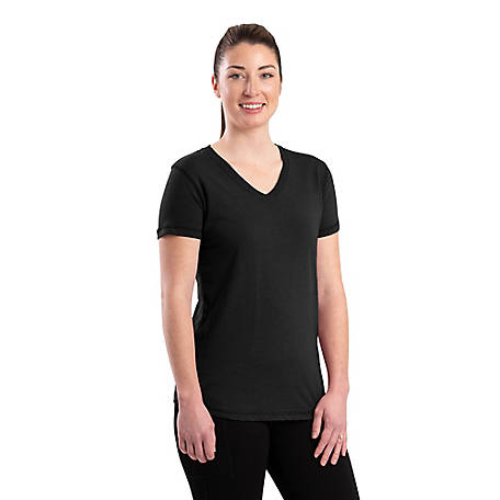 Berne Women's Performance V-Neck Short Sleeve T-Shirt