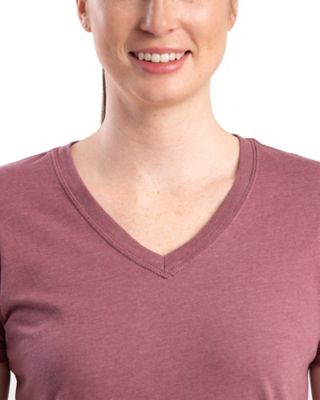 Image showing 3 th Berne Women's Performance V-Neck Short-Sleeve T-Shirt
