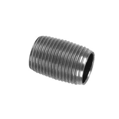 STZ 3/8 in. x 1 in. Close Black Pipe Nipple