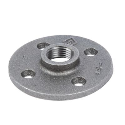 STZ 1/2 in. Black Floor Flange