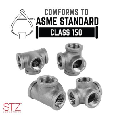 Image showing  1/2 in. Black Side Outlet Tee