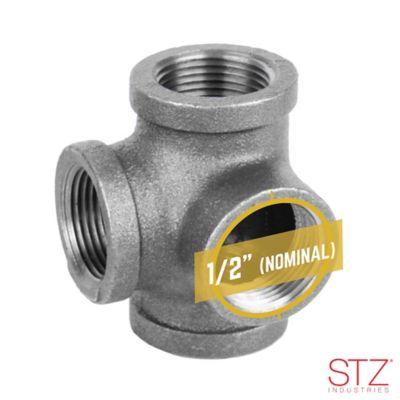 Image showing  1/2 in. Black Side Outlet Tee