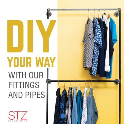 Image showing 6 th STZ 1/2 in. Black Side Outlet Tee