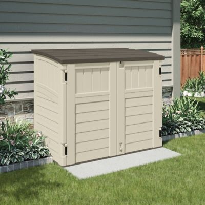 Suncast 34 cu. ft. Horizontal Storage Shed, Small