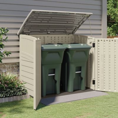 Image showing  34 cu. ft. Small Resin Horizontal Storage Shed