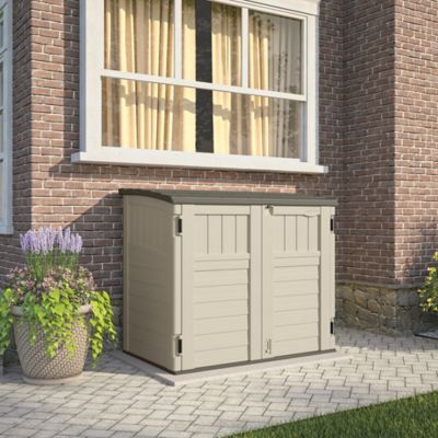 Image showing  34 cu. ft. Small Resin Horizontal Storage Shed
