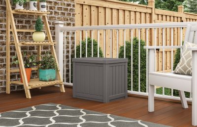 Image showing  22 gal. Resin Deck Storage Box, Stony