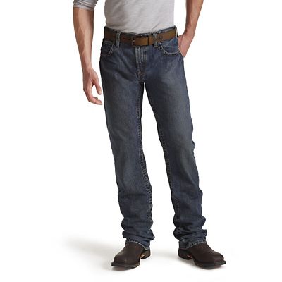 Ariat Men's Slim Fit Low-Rise Flame-Resistant M5 Straight Leg Jeans