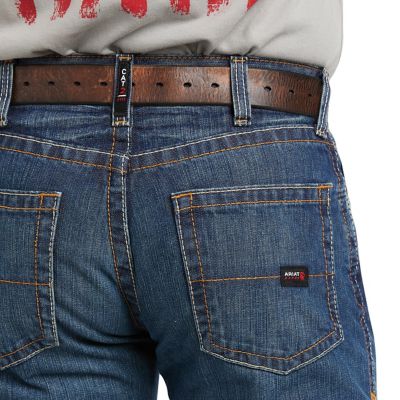 Image showing  Men's Straight Fit Low-Rise Flame-Resistant M5 Basic Straight Leg Jeans