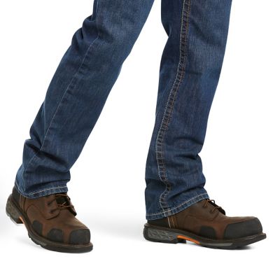 Image showing 3 th Ariat Men's Straight Fit Low-Rise Flame-Resistant M5 Basic Straight Leg Jeans