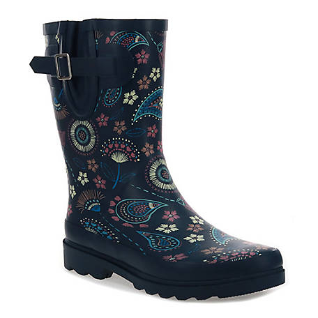 Western Chief Women's Printed Tall Waterproof Rain Boot 
