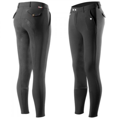 Horze Men's Grand Prix Full-Seat Breeches, Silicone Grip, 36261